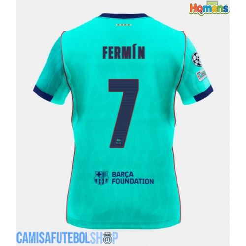 Camisa de time de futebol Barcelona Fermin Lopez #7 Replicas 3º Equipamento 2026-27 Manga Curta